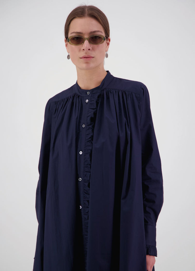 Into the Cosmos Dress - Navy Cotton