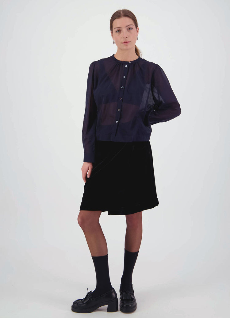 Passion Must Play Skirt - Chocolate Velvet