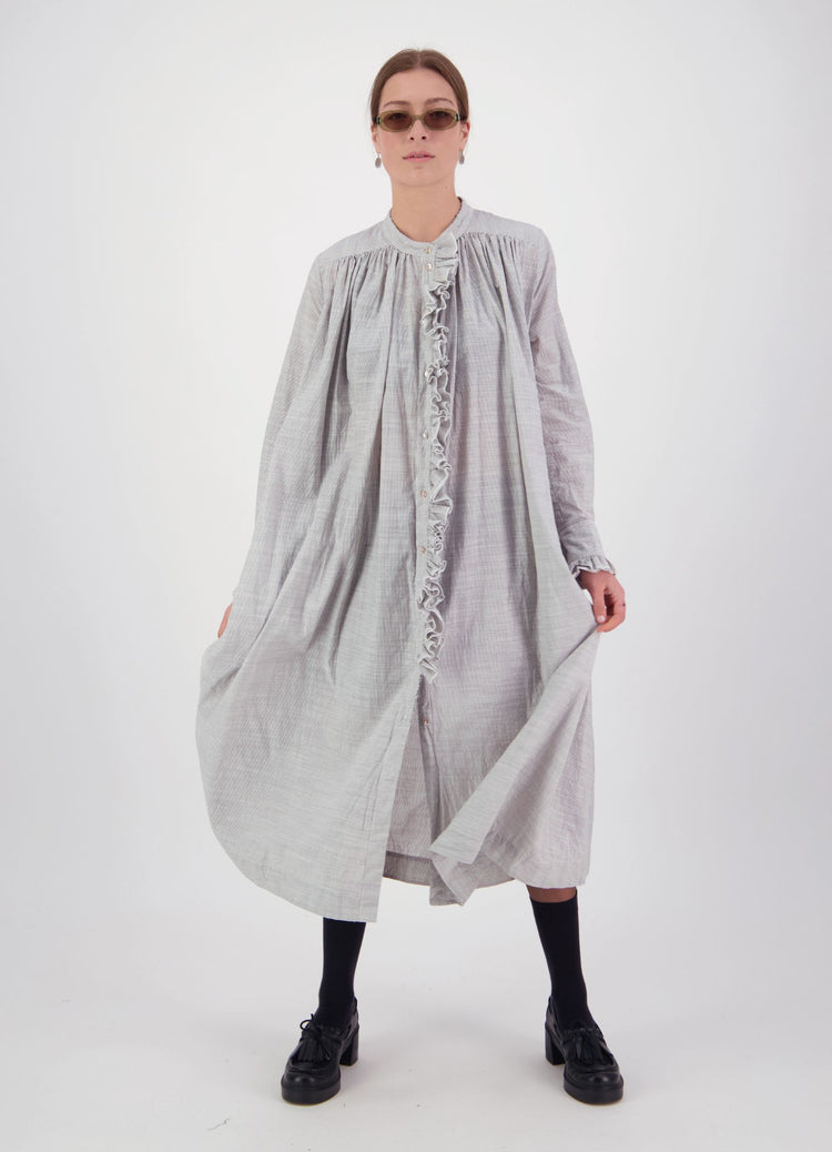 Into the Cosmos Dress - Pinstripe Cotton