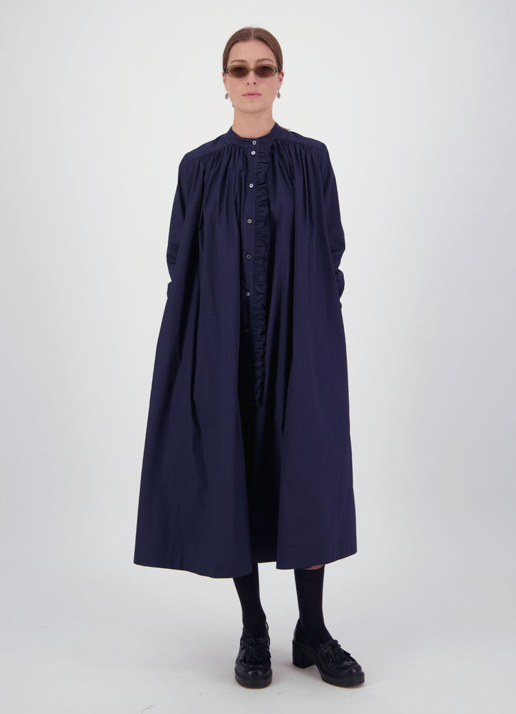 Into the Cosmos Dress - Navy Cotton