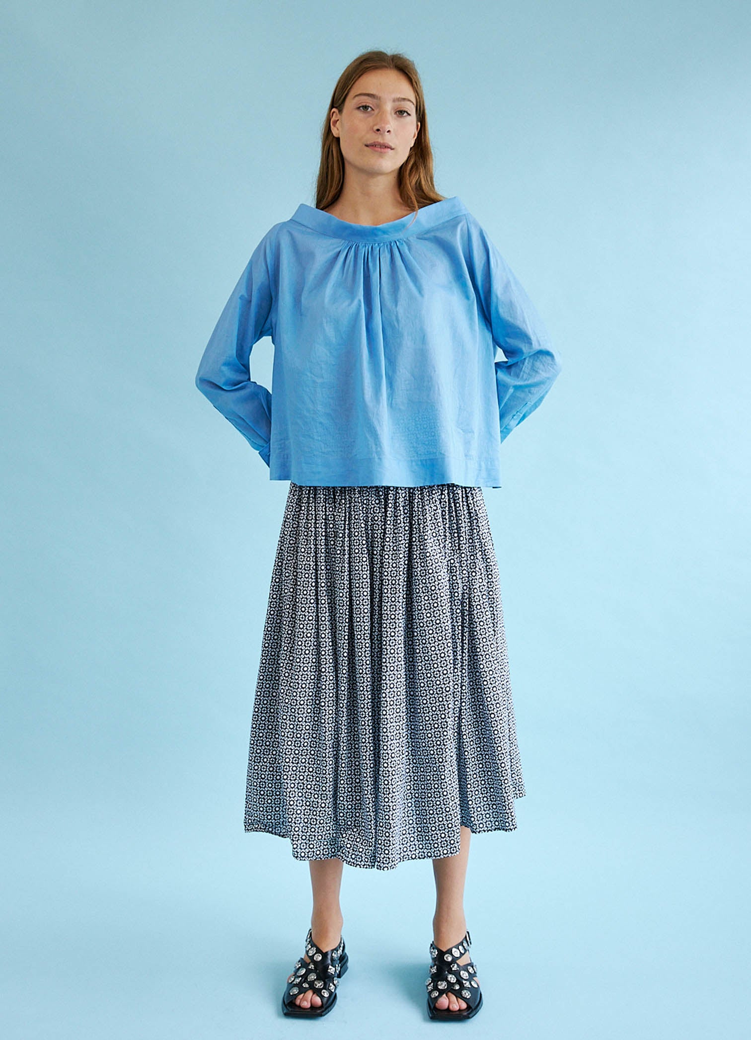 Sing It Loud Reversible Skirt - Cotton Mosaic