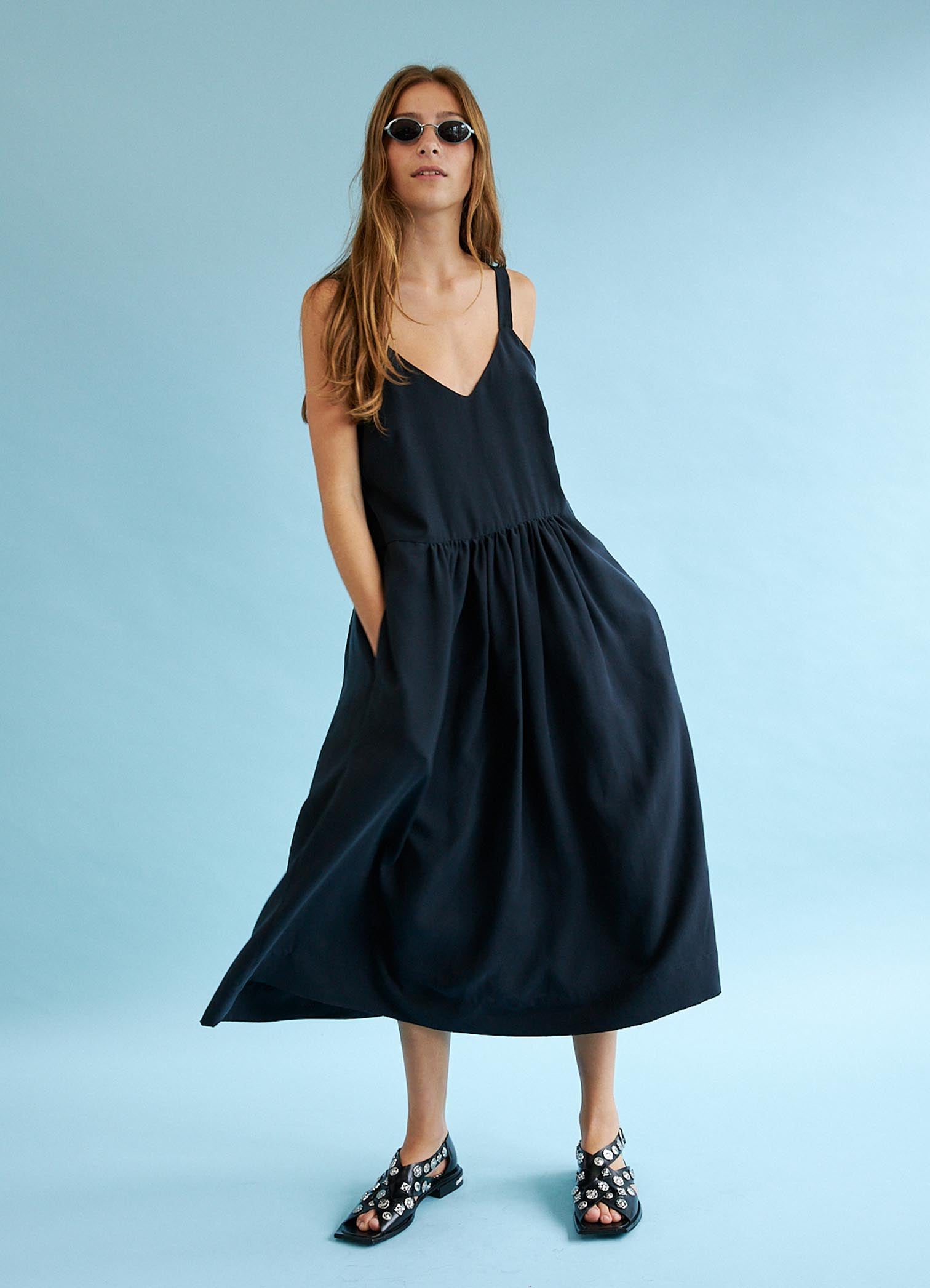 Stop Making Sense Dress - Midnight LAST ONE