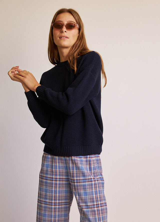 Sailor Knit - Softest Navy Merino