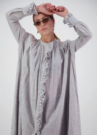 Into the Cosmos Dress - Pinstripe Cotton