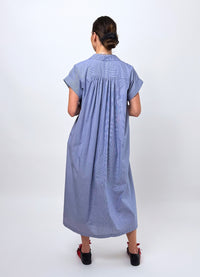 Dream Operator Dress - Pinstripe Cotton