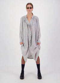 Into the Cosmos Dress - Pinstripe Cotton