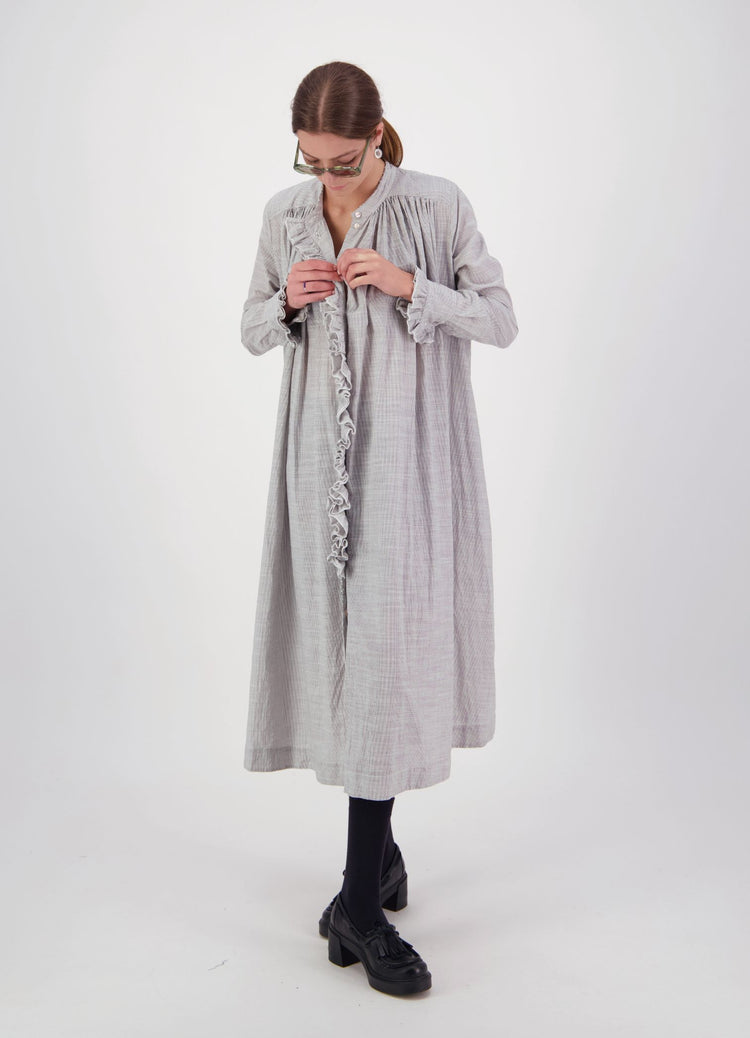 Into the Cosmos Dress - Pinstripe Cotton
