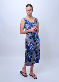 This is the Moment Lace Slip Dress - Silk Flowers