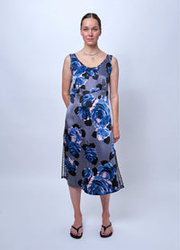This is the Moment Lace Slip Dress - Silk Flowers