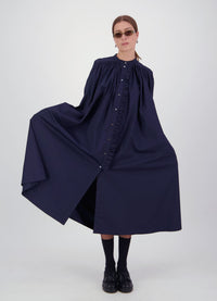 Into the Cosmos Dress - Navy Cotton