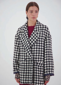 Already There Jacket - Houndstooth Tweed