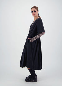We'll See Stars Dress - Black Sand Wash Cupro