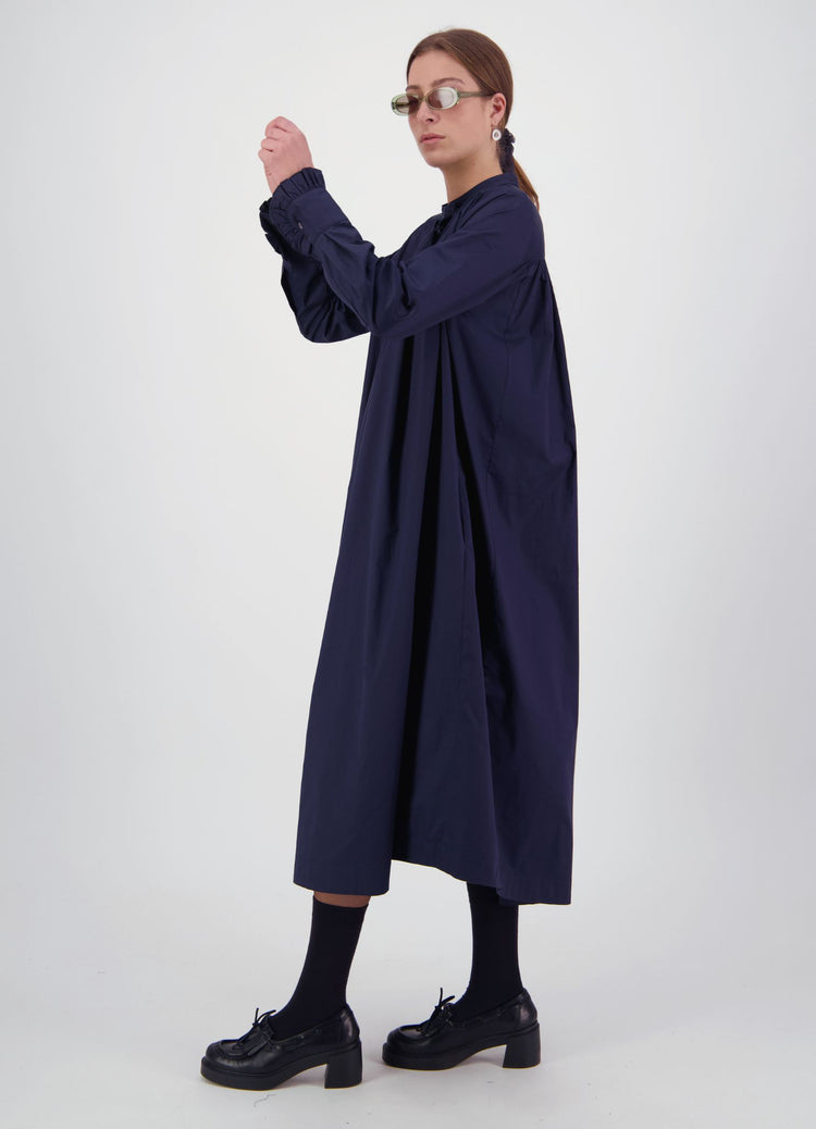 Into the Cosmos Dress - Navy Cotton