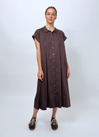 Dream Operator Dress - Chocolate Cotton