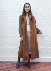 Famous All Over Duster - Tabac Washer Cotton