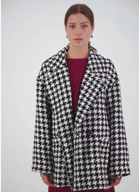 Already There Jacket - Houndstooth Tweed