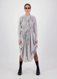 Into the Cosmos Dress - Pinstripe Cotton