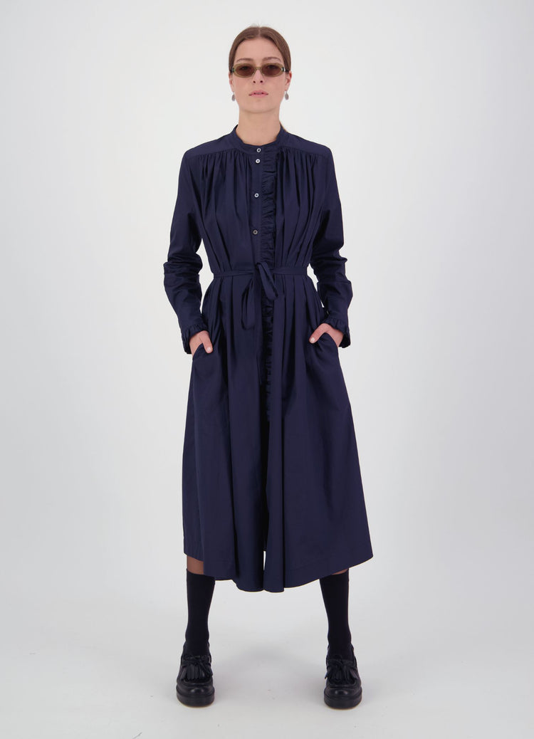 Into the Cosmos Dress - Navy Cotton