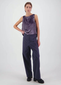 Sudden Miracles - Stripe Velvet Top
