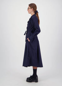 Into the Cosmos Dress - Navy Cotton