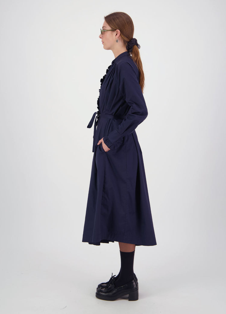Into the Cosmos Dress - Navy Cotton