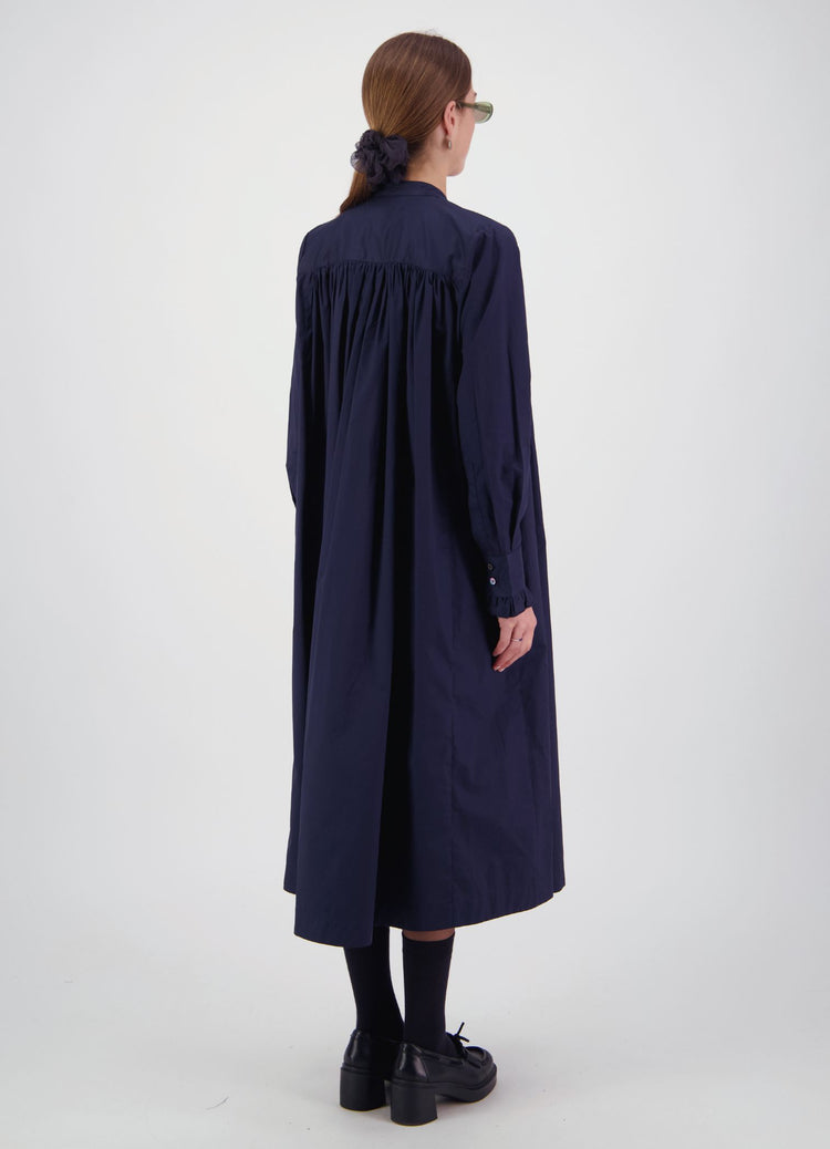 Into the Cosmos Dress - Navy Cotton