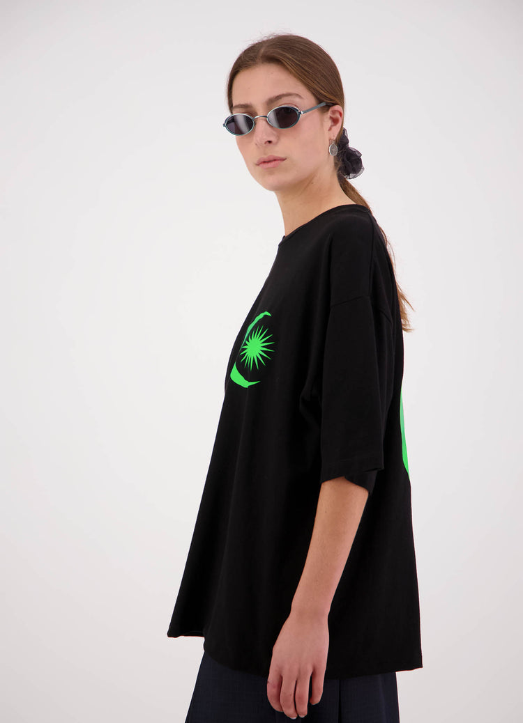 Come With Us Logo Tee - Black Cotton