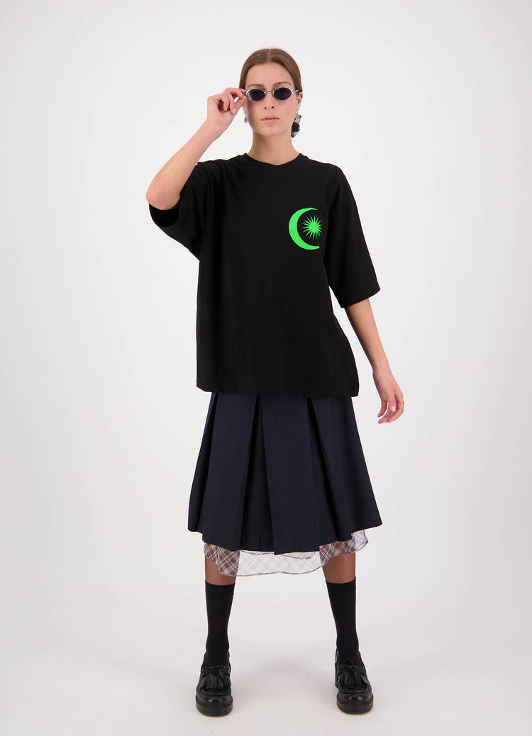 Come With Us Logo Tee - Black Cotton