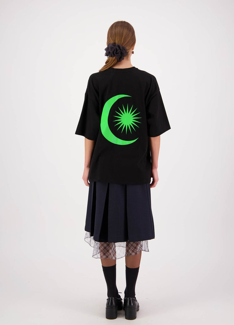 Come With Us Logo Tee - Black Cotton