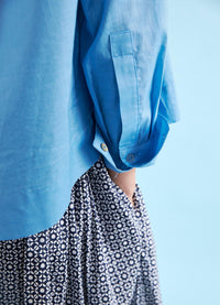 City of Dreams Blouse - Malibu Cotton LAST ONE