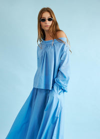 City of Dreams Blouse - Malibu Cotton LAST ONE