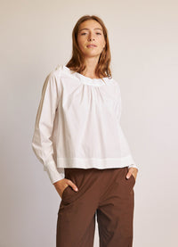 City of Dreams Blouse - Crisp White Cotton