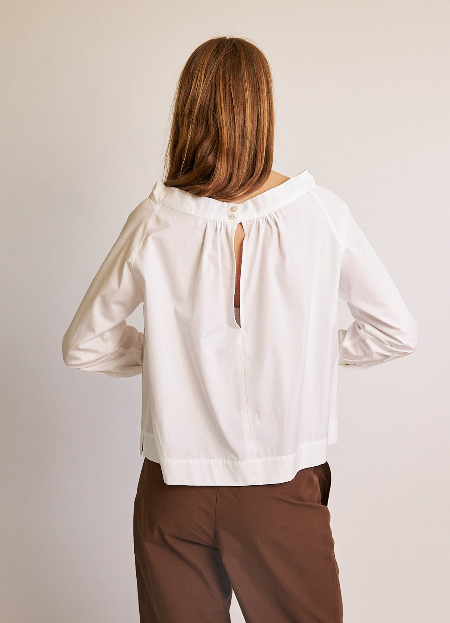 City of Dreams Blouse - Crisp White Cotton