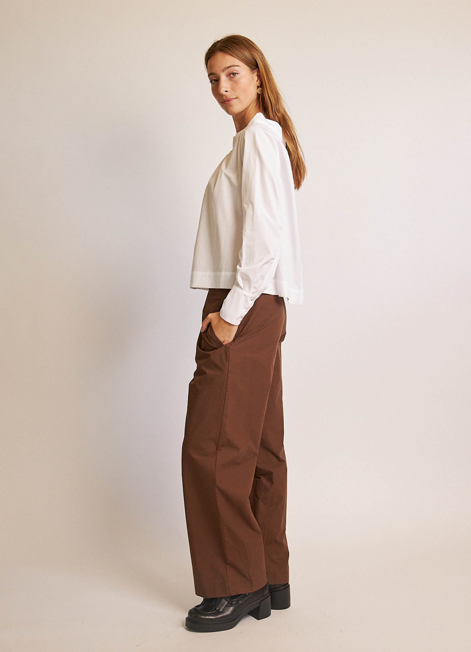 City of Dreams Blouse - Crisp White Cotton