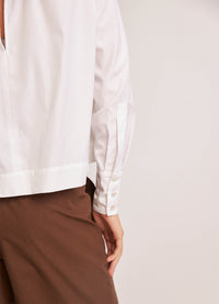 City of Dreams Blouse - Crisp White Cotton