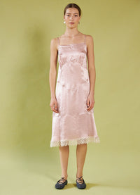 Dream a Little Dream Slip Dress - Rose Washed Satin