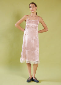 Dream a Little Dream Slip Dress - Rose Washed Satin