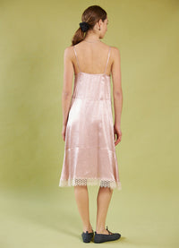 Dream a Little Dream Slip Dress - Rose Washed Satin