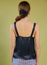 Live in Space Cami - Midnight Vintage Washed Satin