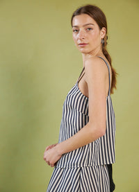 Live in Space Cami - Viscose Silk Stripe