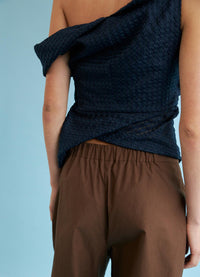 Part of Your World Pant - Brown Sandwashed Cotton