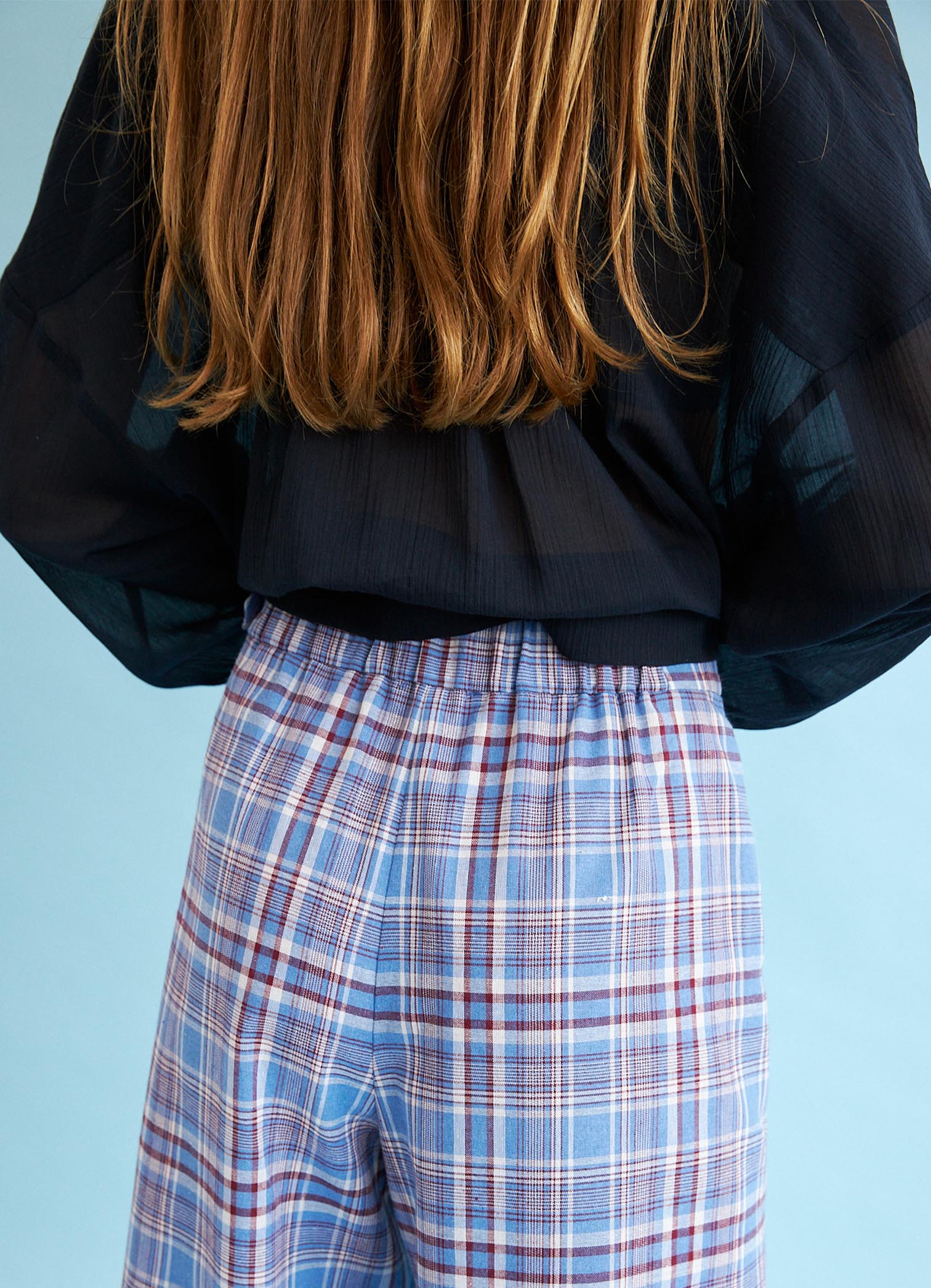 Part of Your World Short - Lightweight Linen Check