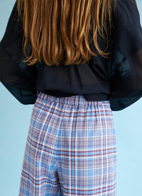 Part of Your World Short - Lightweight Linen Check