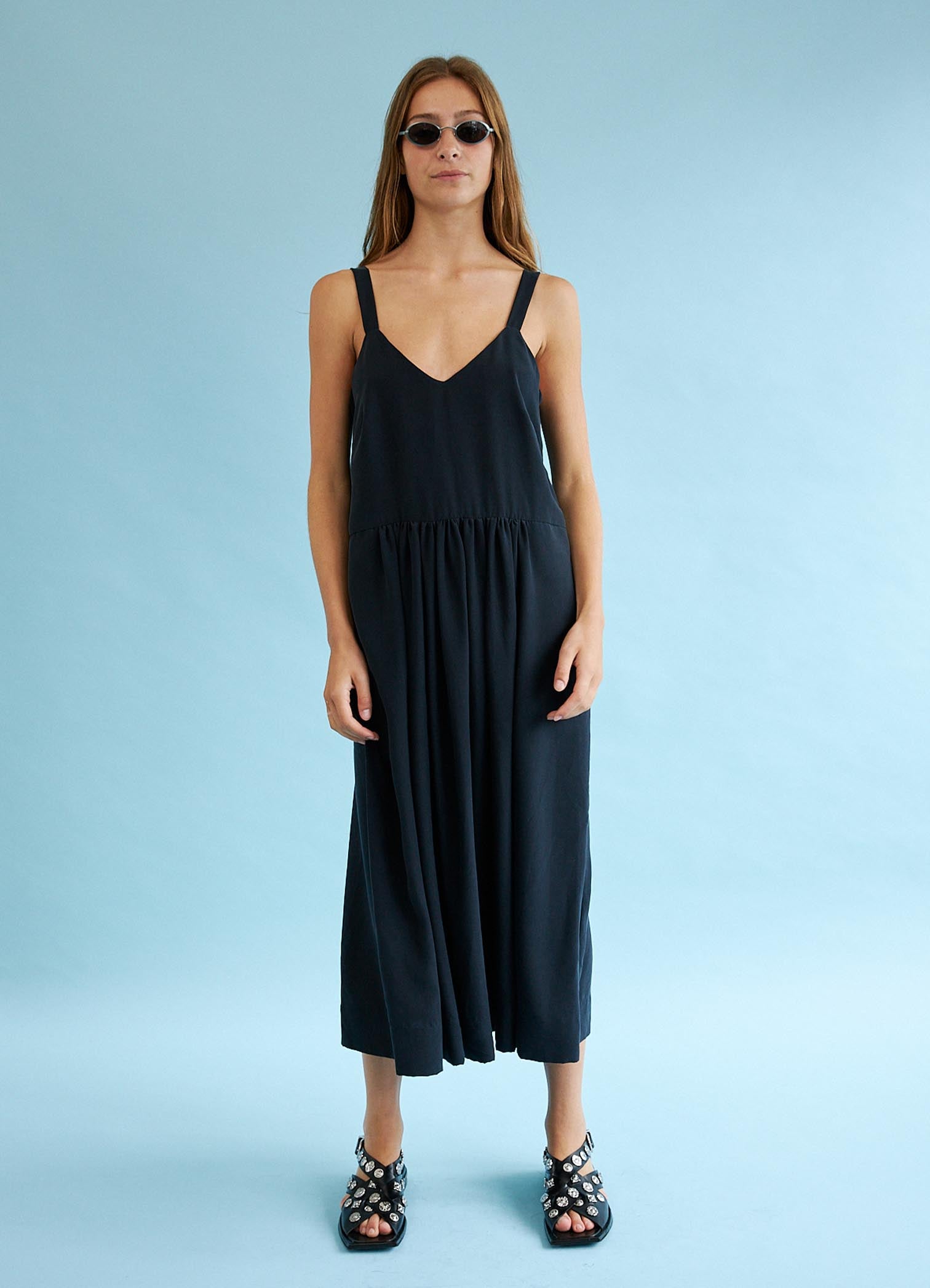 Stop Making Sense Dress - Midnight LAST ONE