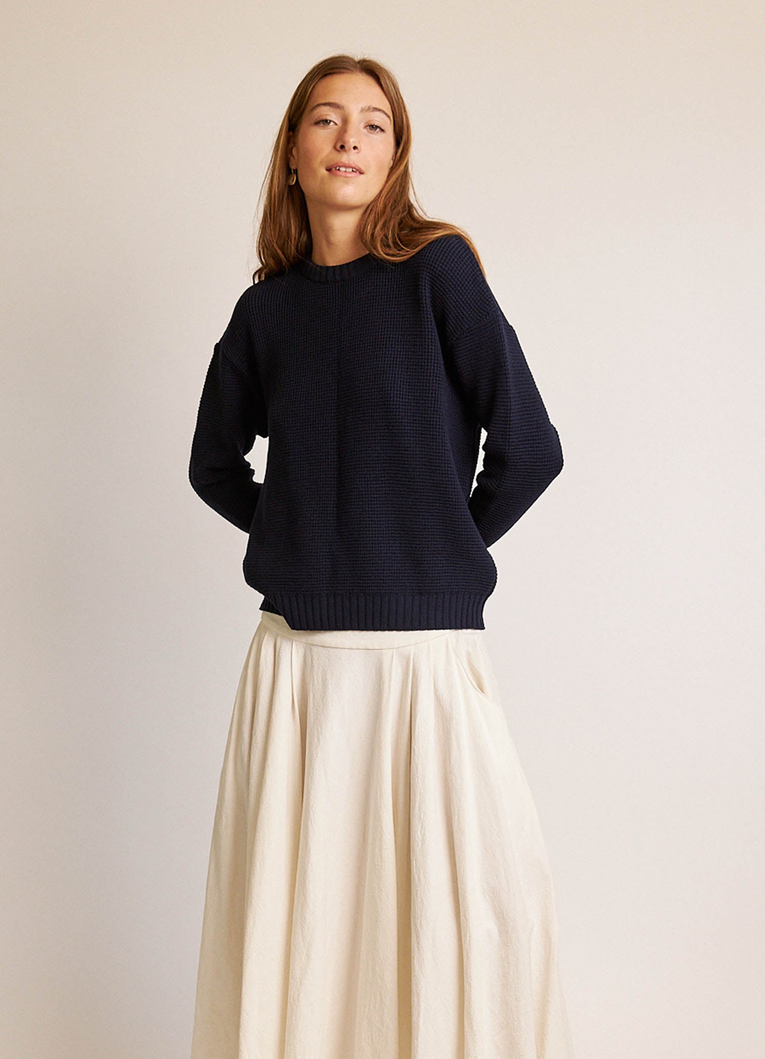 Sailor Knit - Softest Navy Merino