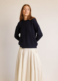 Sailor Knit - Softest Navy Merino