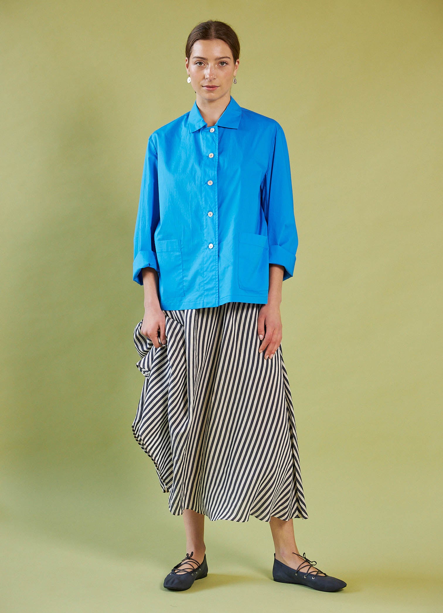 Walk on Water Shirt - Blue Cotton