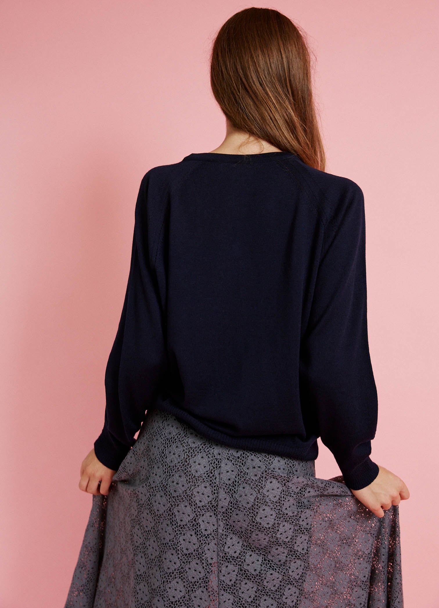 Beautiful Dream Skirt - Grey Cotton Lace