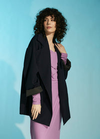 Come into View Dress - Lilac Rib