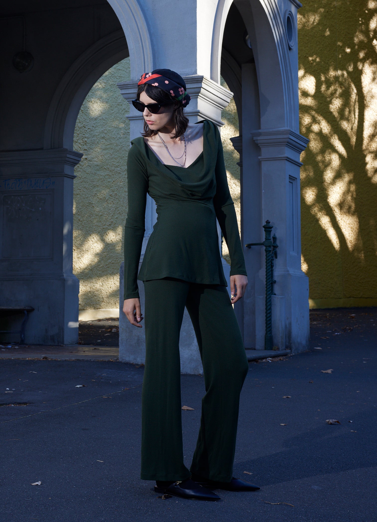 Come Into View Top - Olive Rib